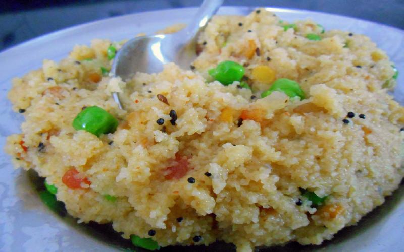 Easy and Healthy Recipe of Vegetable Rava Upma