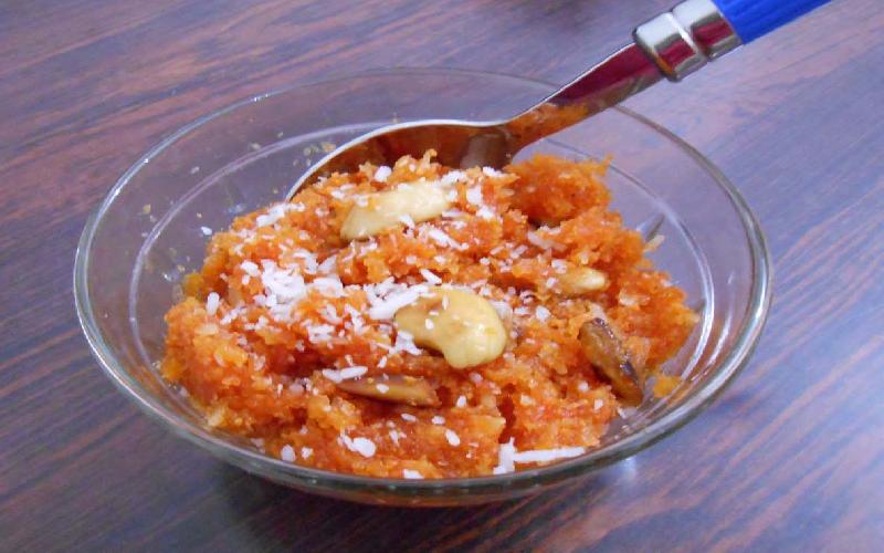 Recipe for making Healthier Carrot Halwa and Tips for Making Vegan Carrot Halwa