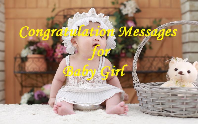 New Born Baby Girl Messages And Wishes Sample Messages To 