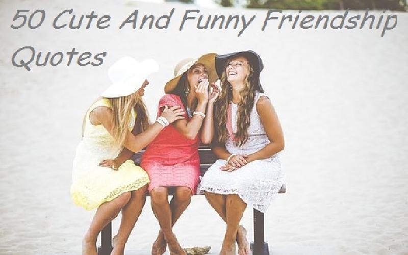 50 Cute And Funny Friendship Quotes