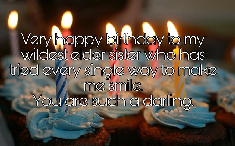 Happy Birthday Wishes And Quotes For Elder Sister