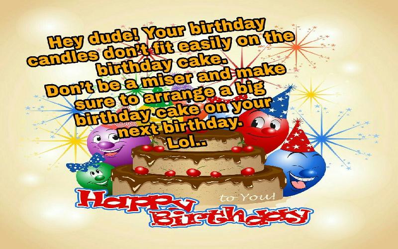 Funny Birthday Wishes for Friend - Samplemessages Blog